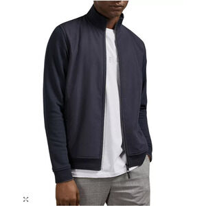 Ted Baker London Dandye Mixed Media Jacket Zip Business Casual Blue Mens Size 5